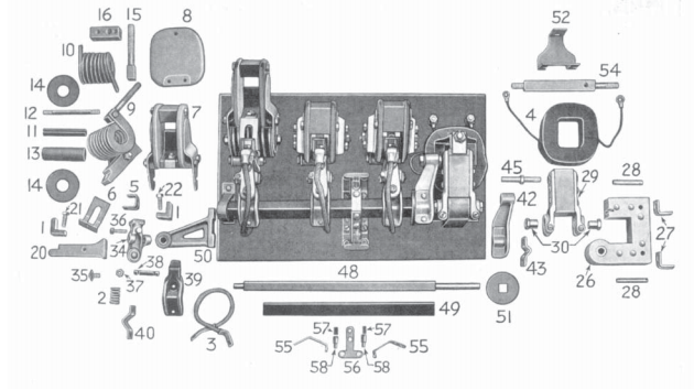 Clark D.C. Magnetic Contactor Form 150-3R3A