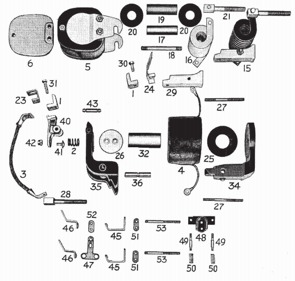 Clark D.C. Magnetic Contactor Form 150-4RD
