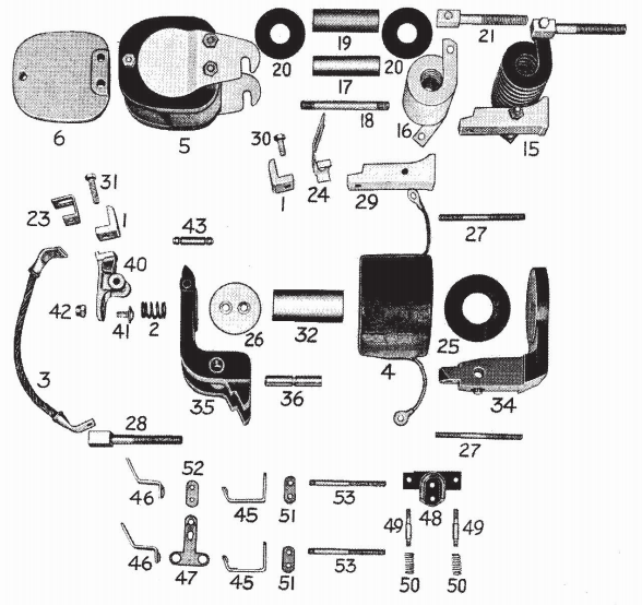 Clark D.C. Magnetic Contactor Form 400-4RD